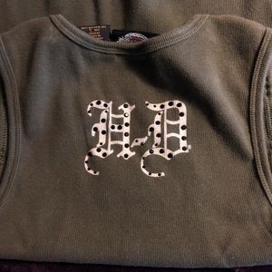 Harley green tank top